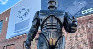 Detroit's own crime-fighter RoboCop finally stands guard in Motor City