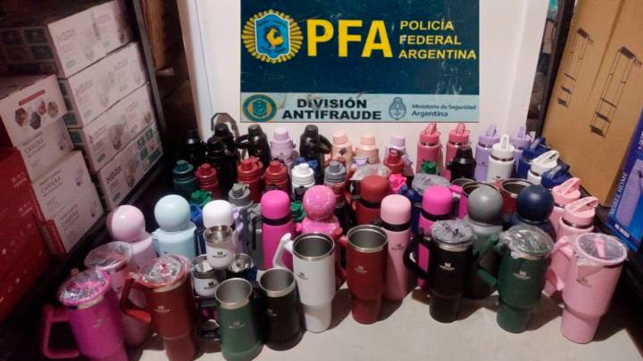 Incautaron más de 150 productos "Stanley" falsificados