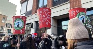 Starbucks to pay $35M to NYC workers in settlement as ongoing strike draws pols to picket line