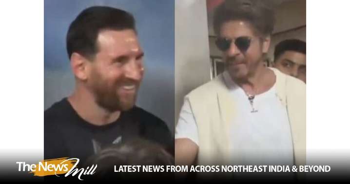 King Khan meets GOAT: SRK, AbRam share iconic moment with Messi in Kolkata