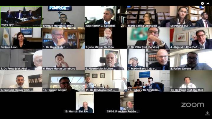 Sexta audiencia en la causa Cuadernos: continúa la lectura de la acusación