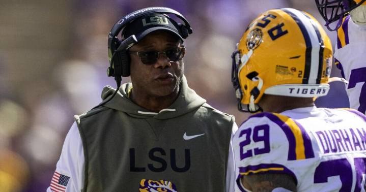 Frank Wilson addresses his uncertain future at LSU under Lane Kiffin going into the Texas Bowl