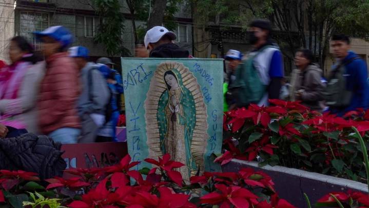 Peregrinos se movilizan a la Basílica de Guadalupe