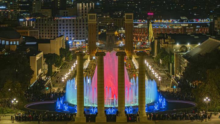 La renovada Font Màgica de Montjuïc