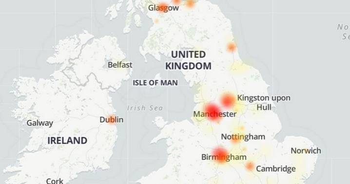 Virgin Media down amid major outage in Manchester and across UK