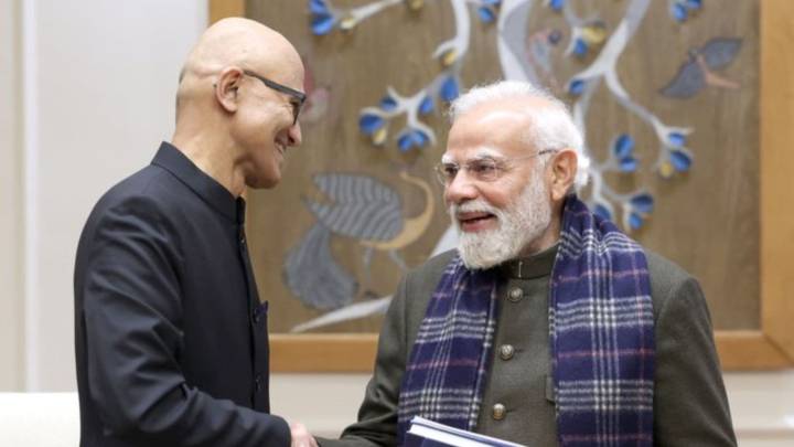 Microsoft CEO Satya Nadella meets PM Modi, to invest $17.5 billion for 'India's AI future'