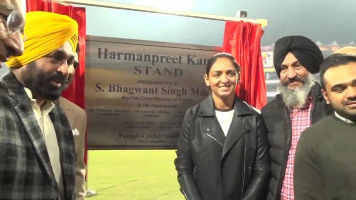 Harmanpreet Kaur & Yuvraj Singh Honoured With Named Stands at Mullanpur Stadium