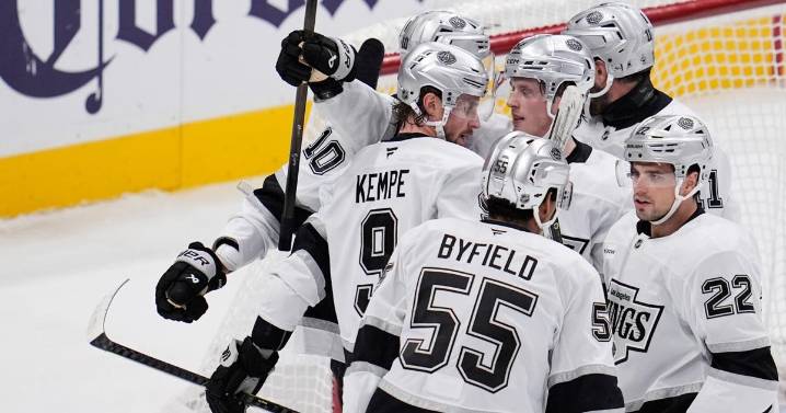 Armia scores 2, Kempe has goal and assist as Kings beat Mammoth 4