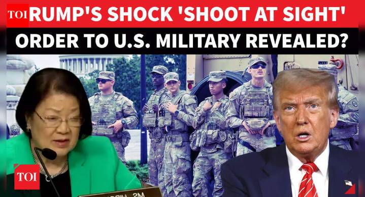 'Shoot-At-Sight Order To U.S. Military': Senator Hirono Reveals Trump's 'SECRET' Capitol Directive