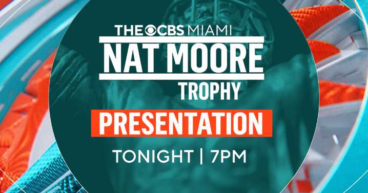 2025 CBS Miami Nat Moore Trophy winner to be announced tonight at Hard Rock Stadium