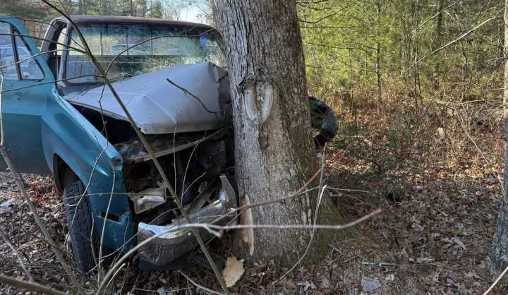 Emergency personnel called to truck into tree in Charlestown