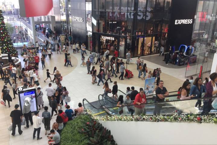 Minibike rider goes inside Del Amo Fashion Center in Torrance, nearly hits security officer, police say