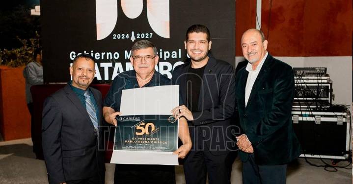 Beto Granados asistente a la celebración por el 50 aniversario de CANIRAC Matamoros