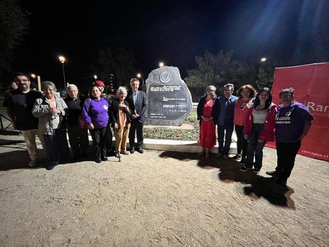 Rancagua conmemora el Día Internacional de los Derechos Humanos y presenta proyecto de restauración de la Plaza de la Memoria