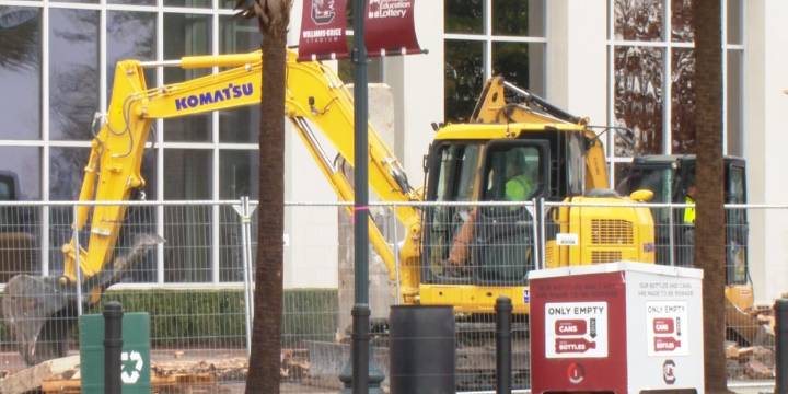 WATCH: Work on renovations underway at Williams