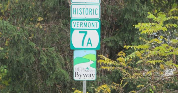 A propane leak apparently caused by a vehicle crash shut down part of Route 7A on Saturday night