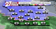 Snow and freezing rain tonight and Wednesday morning