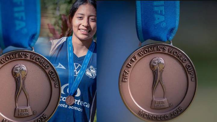 Joselyn Solís presume bronce mundial y motiva al Puebla Femenil