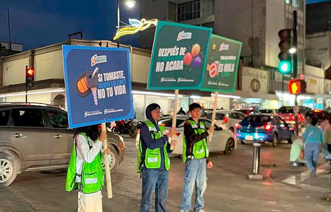 Continúan cruceros temáticos para la concientización vial en Saltillo