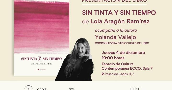 Lola Aragón presenta su primera novela 'Sin tinta y sin tiempo' en el ECCO