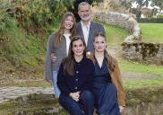 La Familia Real felicita la Navidad con una fotografía tomada en Asturias