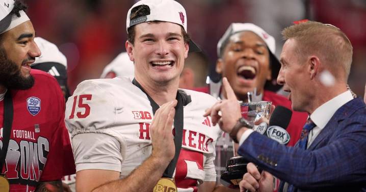 Indiana jumps to No. 1 in AP Top 25 ahead of Georgia, Ohio State in final rankings before playoff