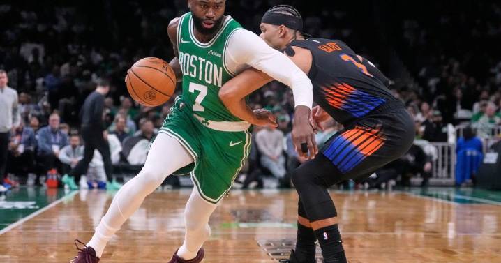 Celtics hold off late Knicks charge to win 123-117 in rematch of East semifinal