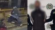 Indignante l Así quedó en video el momento en que un motociclista le da una fuerte golpiza a un agente de tránsito en Cali