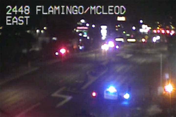 Las Vegas hit-and-run crash kills pedestrian