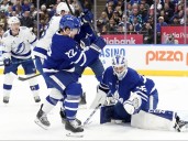 Maple Leafs shut out Bolts for crucial Atlantic Division win