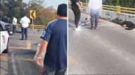 VIDEO | Dos motociclistas resultan lesionados tras terrible accidente en Cuernavaca