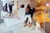 LA sex assault caught on camera, homeless suspect flees