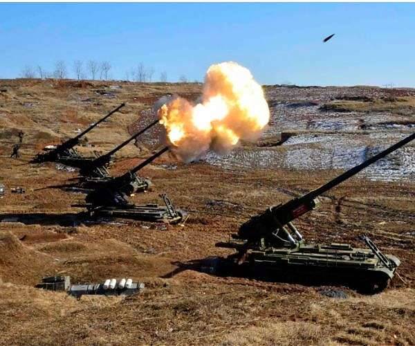 North Korea fires artillery salvo in military training, South says