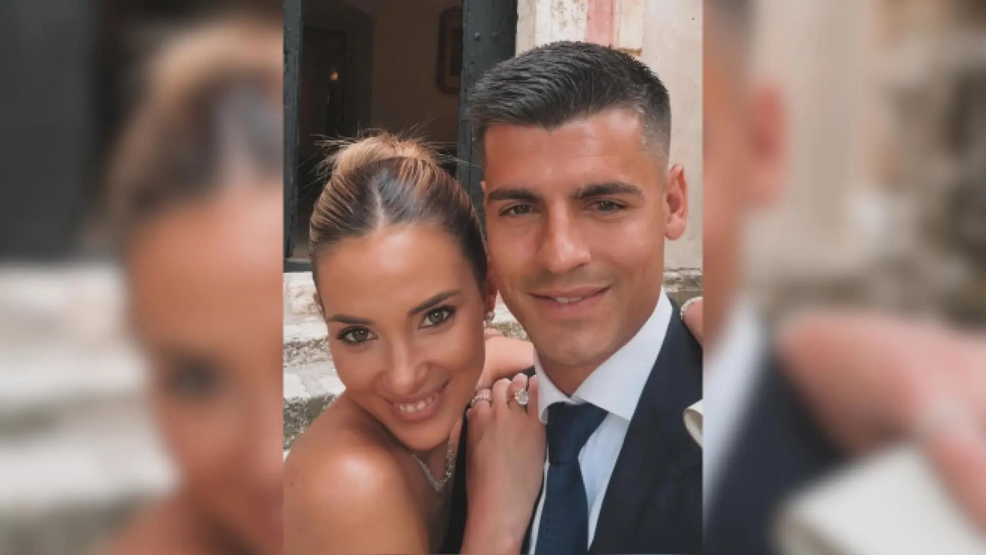 Morata responde a los rumores de "terceras personas" e "infidelidades" en su crisis con Alice Campello: "Está bien"