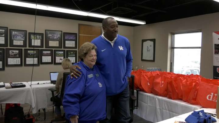 University of Kentucky basketball legend Jack “Goose” Givens holds a meet and greet at Glasgow Electrical Plant Board