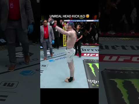 What a KO 😱 #UFCVegas112