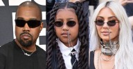 Kanye West Upset Kim Kardashian Lets North Wear Fake Tattoos, Piercings