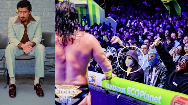 CMLL: Bad Bunny porta la máscara de Místico y asiste de sorpresa a la Arena México