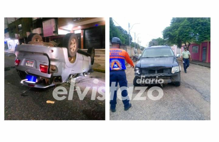 Un detenido por fuga tras vuelco de Fortuner cerca de la Chantily