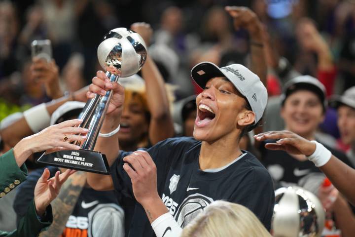 A'ja Wilson wins AP Female Athlete of the Year following historic 4th WNBA MVP