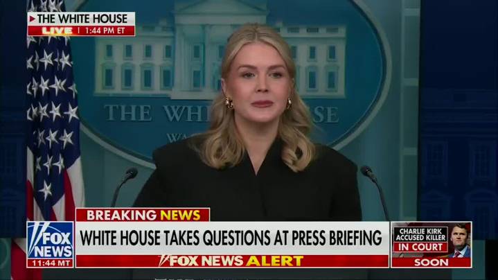 Karoline Leavitt Covers Up Reason For Trump's Hand Bandages