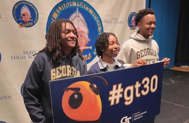 Atlanta High School Students Surprised With Early Acceptance Into Georgia Tech