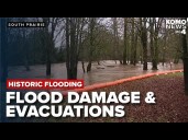 Flooding triggers evacuations, rescues and heavy damage in South Prairie