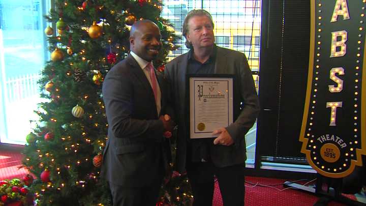 Mayor Johnson proclaims December 'A Christmas Carol Month' after Milwaukee Rep performance