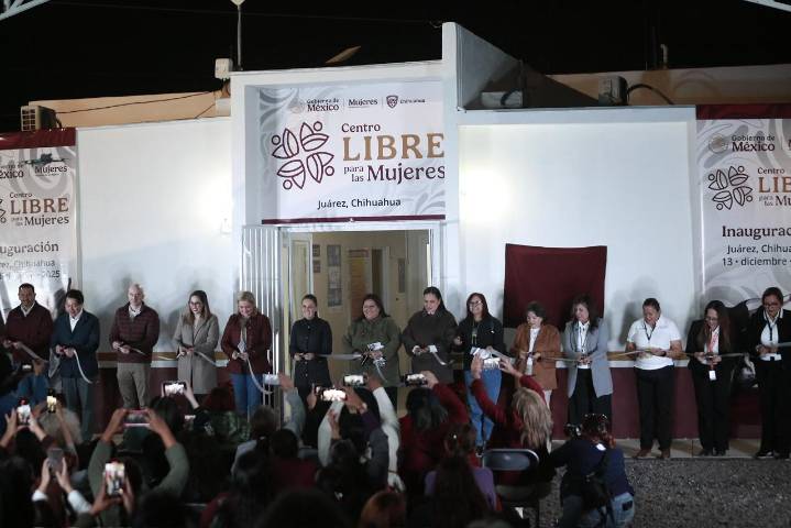 Sheinbaum inaugura Centro LIBRE en Ciudad Juárez y afirma: “Es tiempo de mujeres”