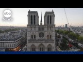 Rare look at Notre-Dame reconstruction one year after reopening