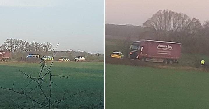 Motorcyclist injured after crash on A145 in Brampton