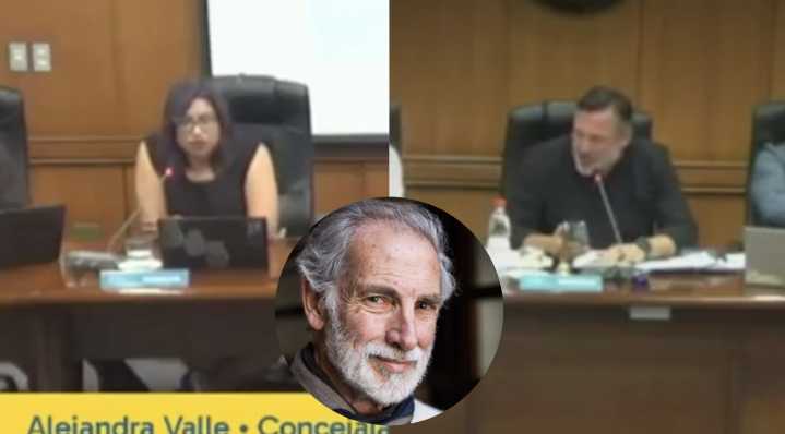 “¡Estoy hablando yo!”: El tenso cara a cara entre Sebastián Sichel y Ale Valle por rechazo a calle 'Héctor Noguera'