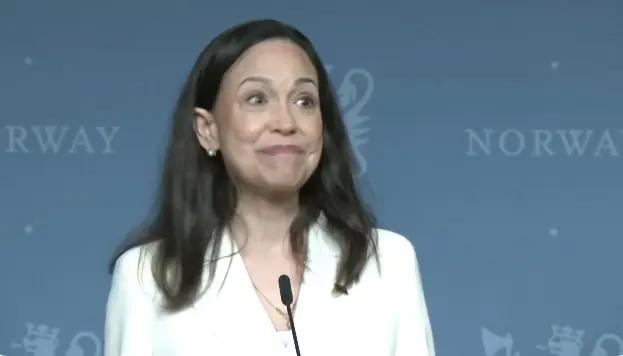 Discurso de María Corina Machado en Oslo: “El Nobel es de todos los venezolanos”