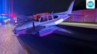 Airplane makes crash landing on top of Toyota car on Florida freeway